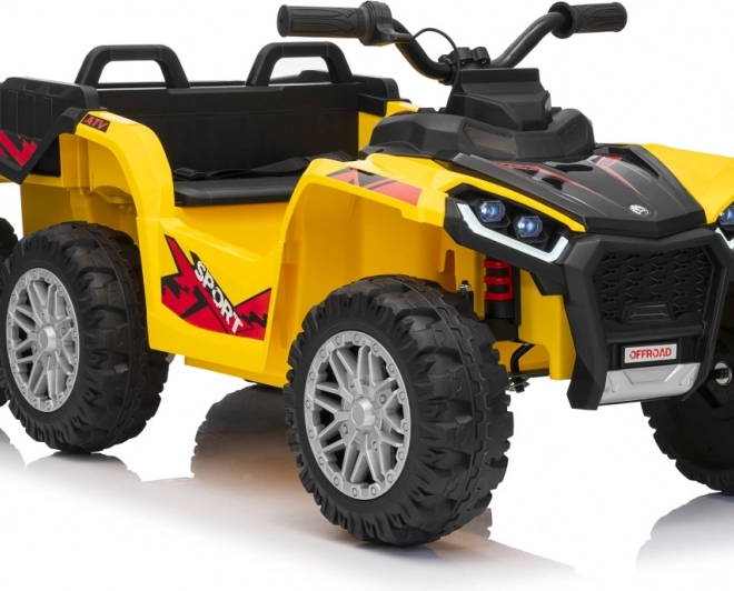 Žltá športová detská štvorkolka TX ATV