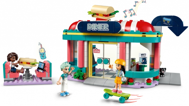 LEGO Friends Bistro v Centre Heartlake