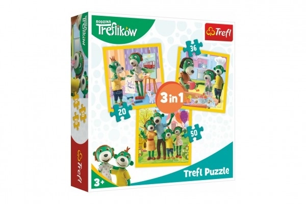 Puzzle Treflíci: Být spolu je fajn 3v1