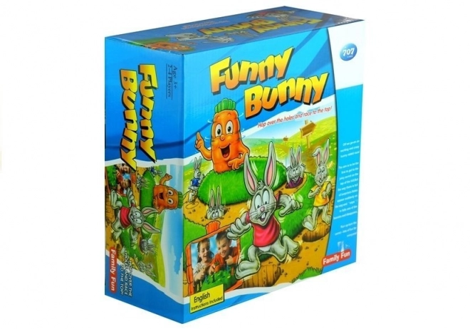 Zábavná rodinná hra Zajace Funny Bunny závod o mrkvu