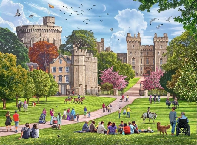 Puzzle Kráľovské rezidencie Veľkej Británie