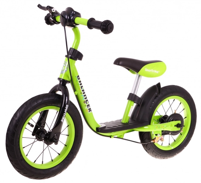 Detský balančný bicykel SporTrike Balancer zelený