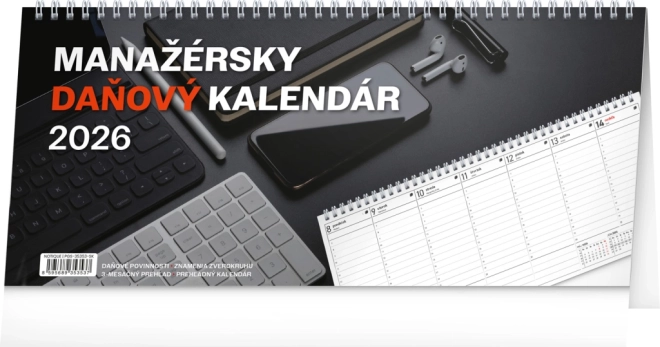 Stolový kalendár Manažérsky daňový 2026