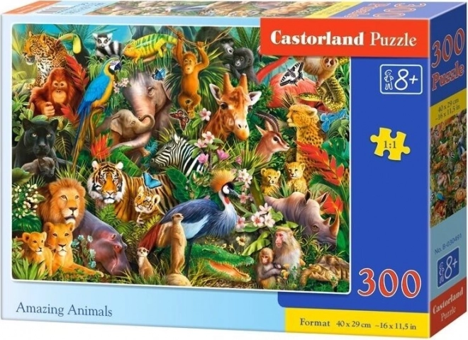 Castorland Puzzle Úžasné Zvieratá 300 Dielikov