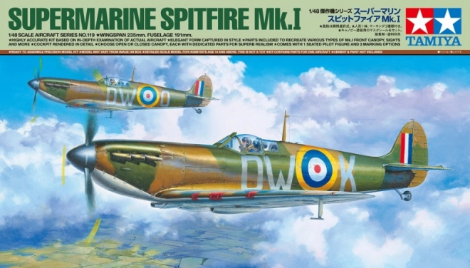 Plastikový model Supermarine Spitfire Mk.I