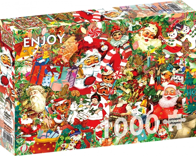 Puzzle Vintage Vianoce 1000 dielikov