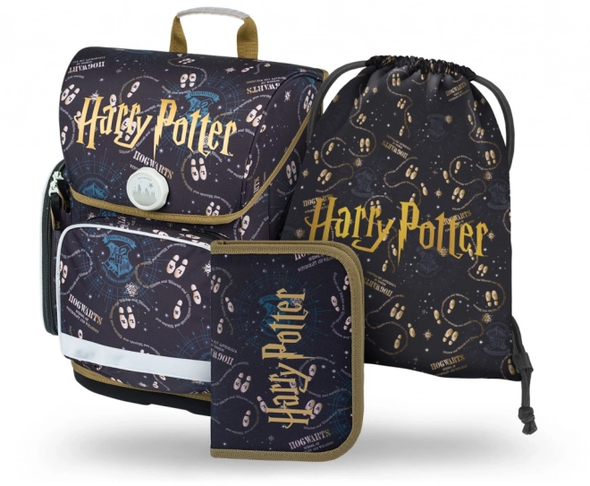 BAAGL 3 Set Harry Potter Pobertov plán - aktovka, peračník, vrecko