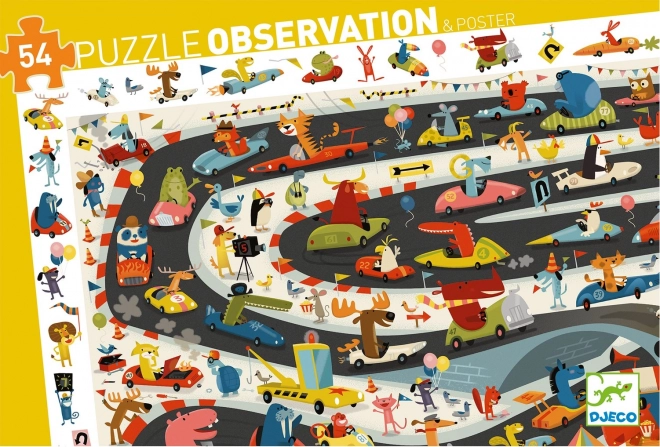 Poznávacie puzzle Rallye