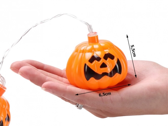 Svetelný girlanda dýňové LED na Halloween