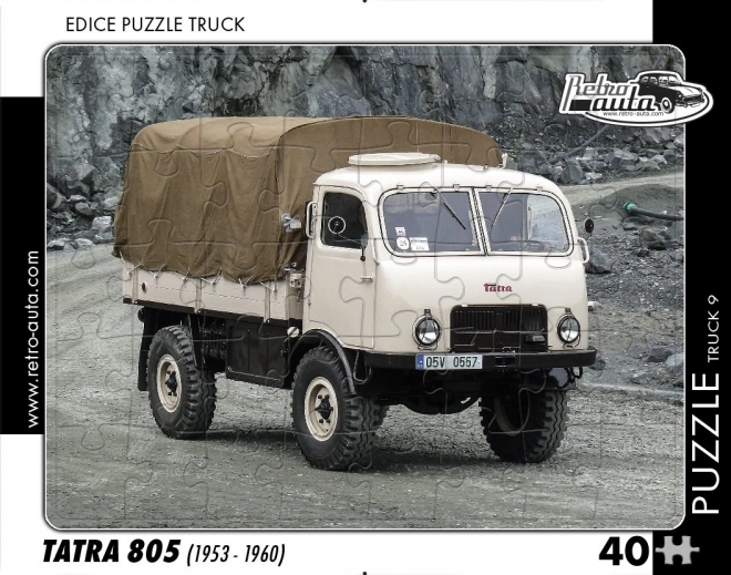 Retro Puzzle Náklaďák Tatra 805