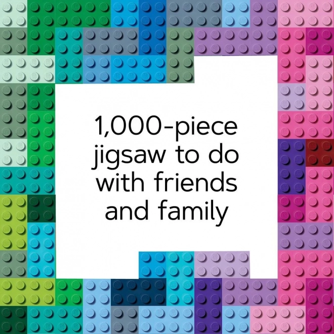 Puzzle LEGO Rainbow Bricks 1000 dielikov