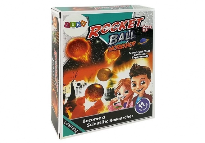 Vzdelávacia súprava chemické loptičky DIY Rocket Ball