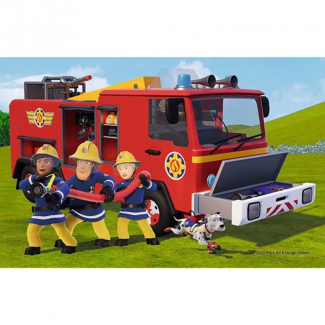 Mini puzzle 54 dielikov - Požiarnik Sam v pohotovosti