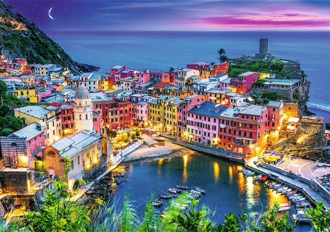 Trefl Puzzle Vernazza, Ligúria, Taliansko 1000 dielikov s lepidlom