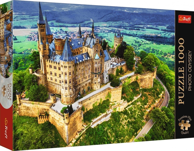 Puzzle Premium Plus Foto Odysea: Hrad Hohenzollern, Nemecko 1000 dielikov