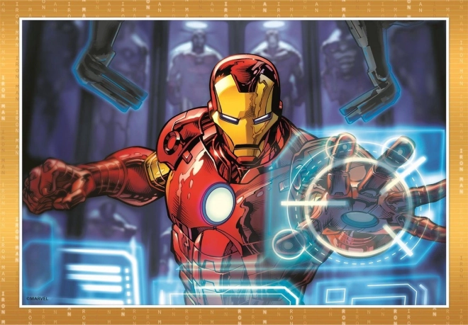 Puzzle 4v1 Super Kolor - Avengers