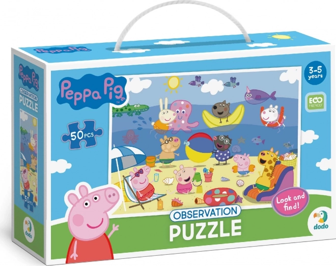 Dodo Puzzle s hľadaním obrázkov Prasiatko Peppa 50 dielov