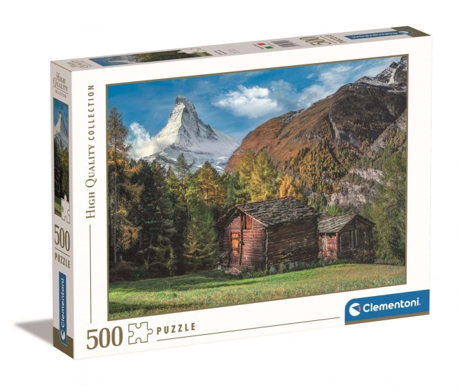 Puzzle 500 dielikov Hq Malebný Matterhorn