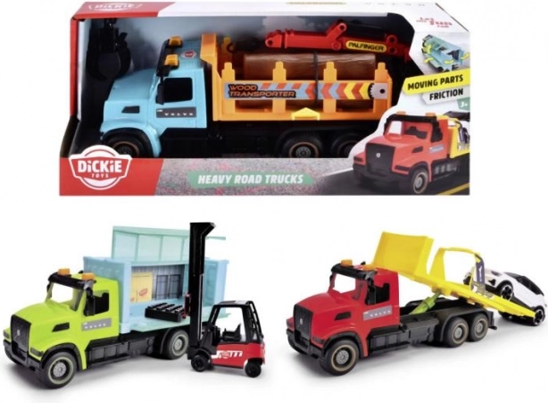 mestský ťažký nákladný automobil VOLVO 22 cm – mix 3 modelov