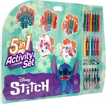 Maľovacia sada 5v1 s motívom Stitch
