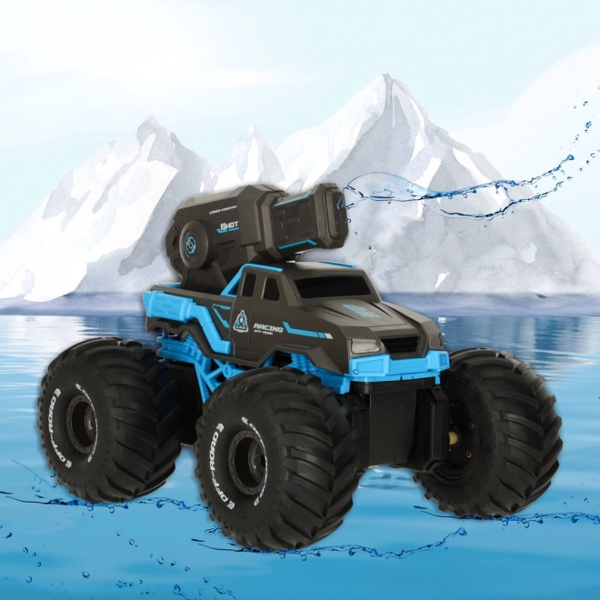 Vodeodolné RC auto jazdiace po vode