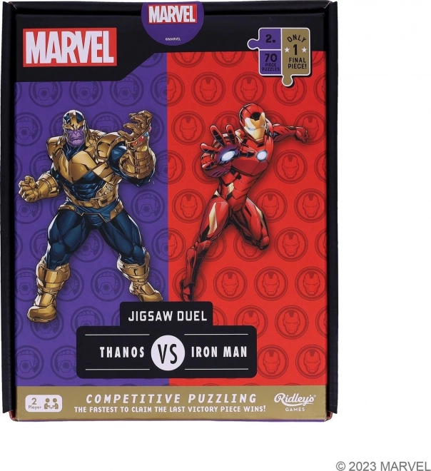 Puzzle súboj Marvel Avengers: Thanos vs Iron Man