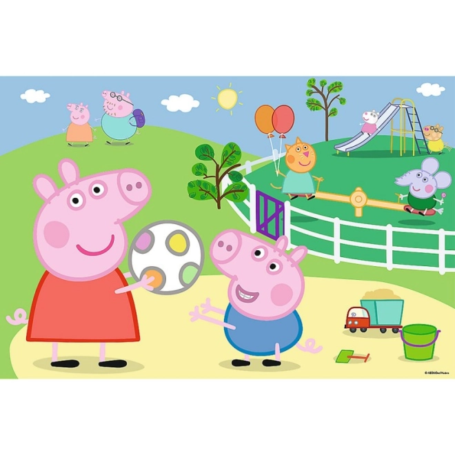 obľúbený motív PEPPA PIG na ihrisku
