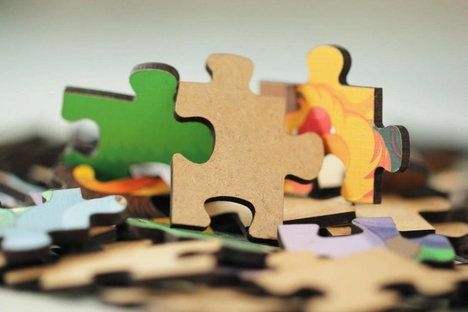 Drevené puzzle Roztomilý poník