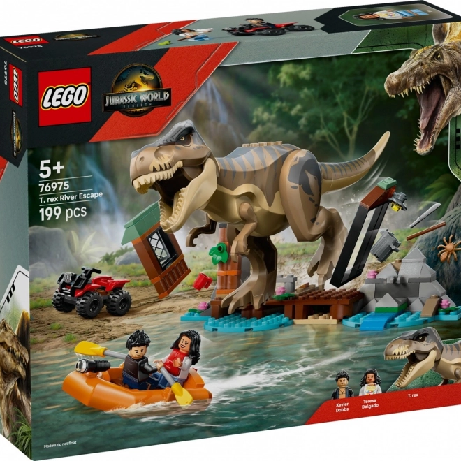 Lego Jurský svet Útek riekou pred Tyrannosaurom