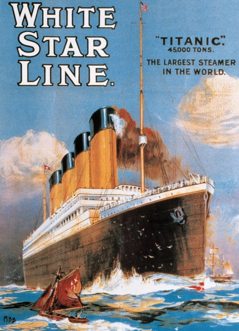 Puzzle Plagát Titanic 1000 dielikov