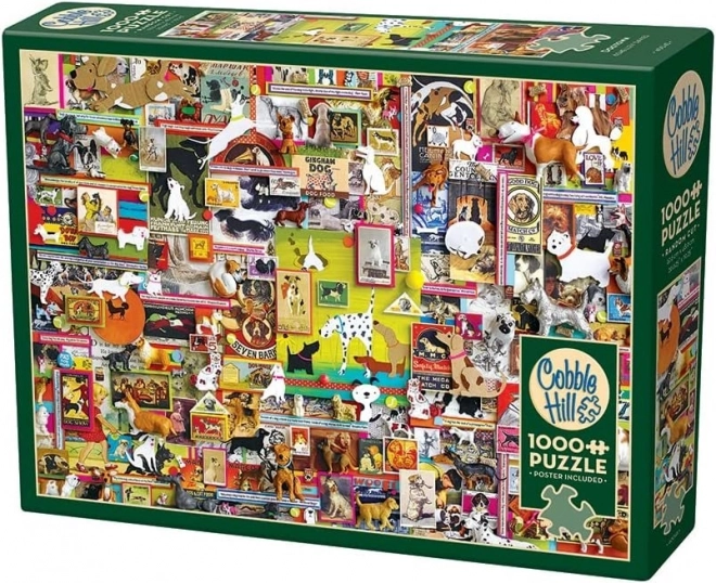 Puzzle Psie mesto 1000 dielikov