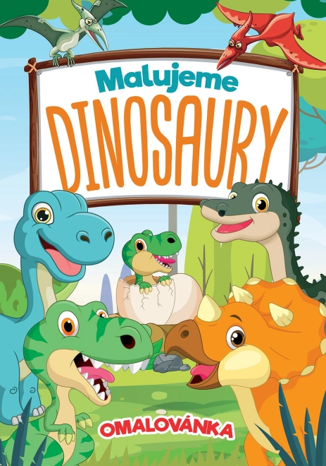 Maľovanie dinosaurov