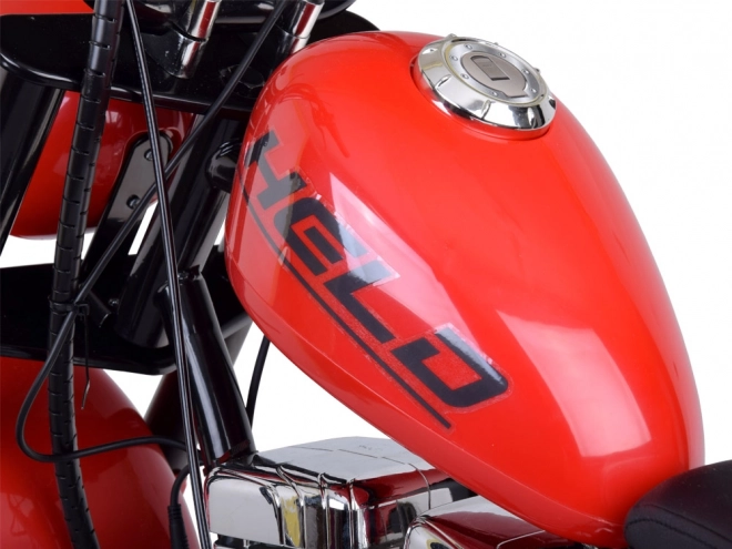 Elektrický chopper motocykl pre deti – Červená