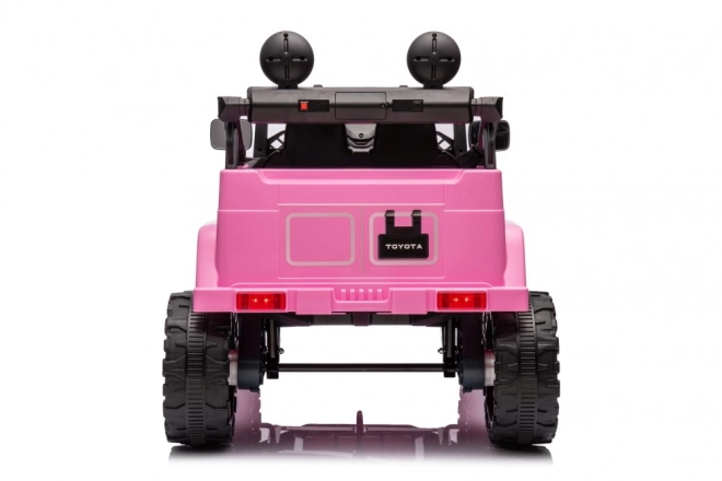 Auto na akumulátor Toyota FJ ružové 4x4