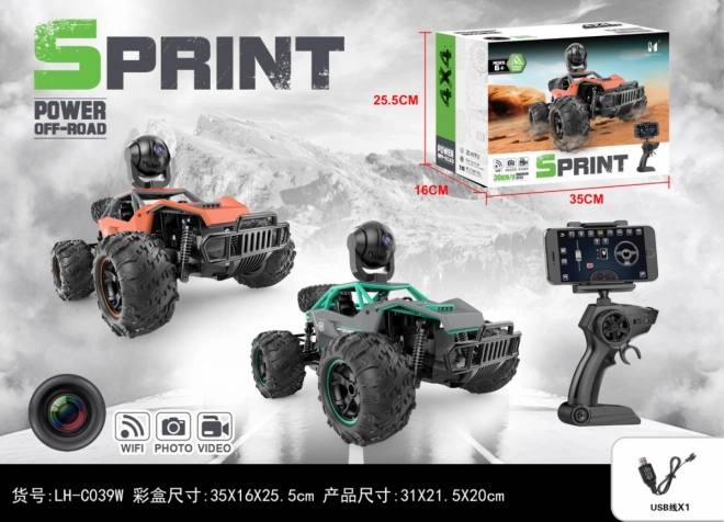 Sprint Crawler s Kamerou 1:14