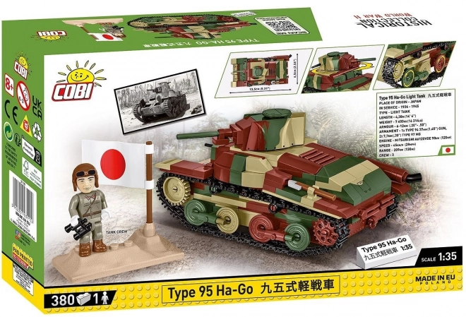 Japonský ľahký tank Type 95 Ha-Go - stavebnica COBI