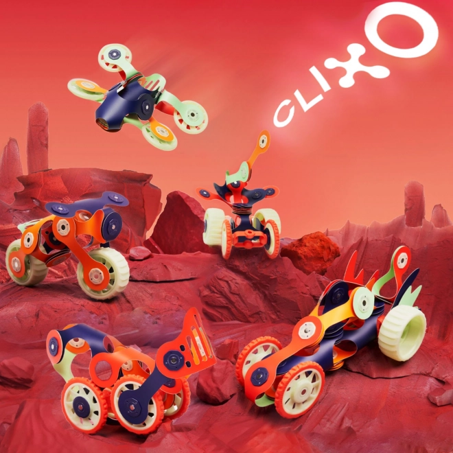 Magnetické kocky Clixo Marťanská expedícia