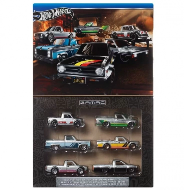 Sada 6 Auto Hot Wheels Zamac
