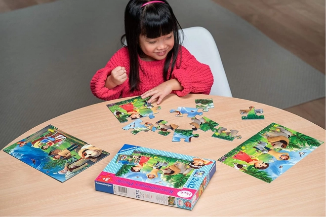 Ravensburger puzzle Heidi: Spoločný čas na horách