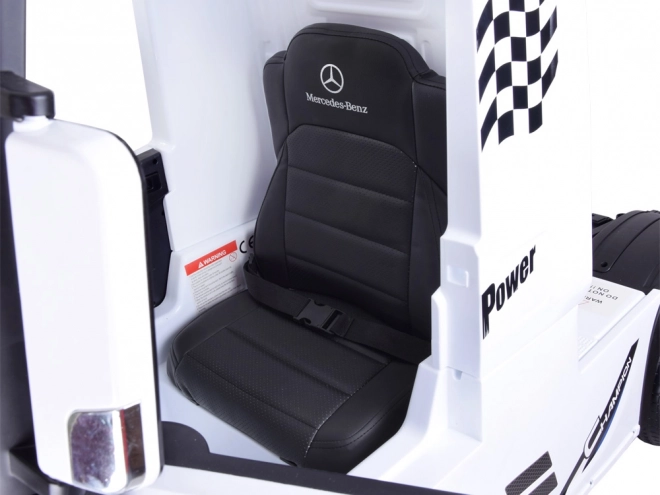 Elektrické auto TIR Mercedes Benz Actros – Biela