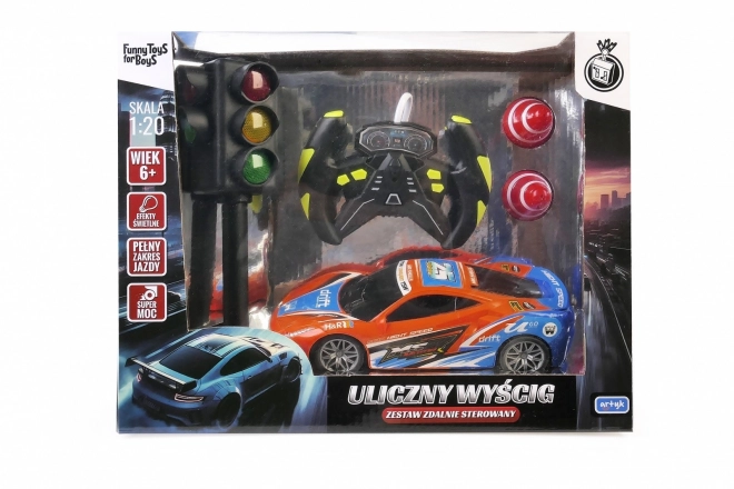 Zábavné RC auto s príslušenstvom