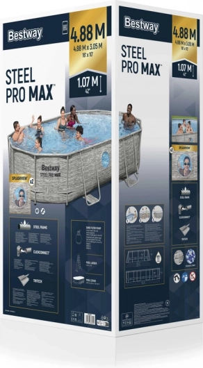 Samonosný bazén Bestway Power Steel Swim Vista 427 x 250 x 100 cm