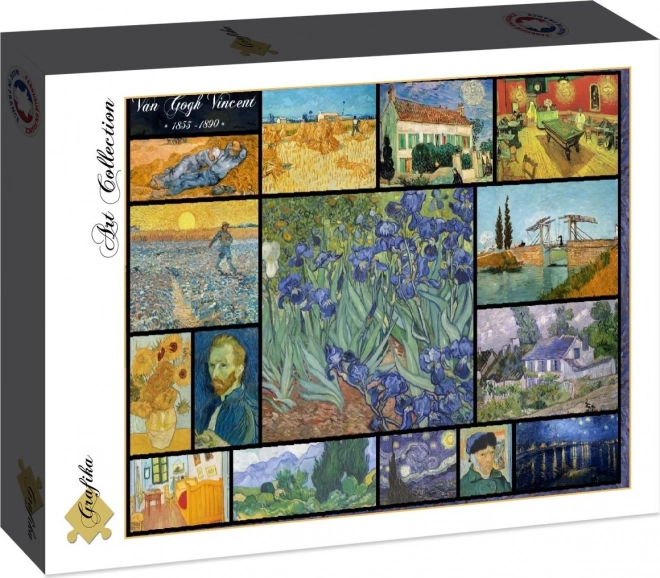 Grafika puzzle koláž Vincent Van Gogh 2000 dielikov