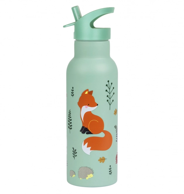 A Little Lovely Company Nerezová fľaša na pitie 500 ml – Priatelia z lesa