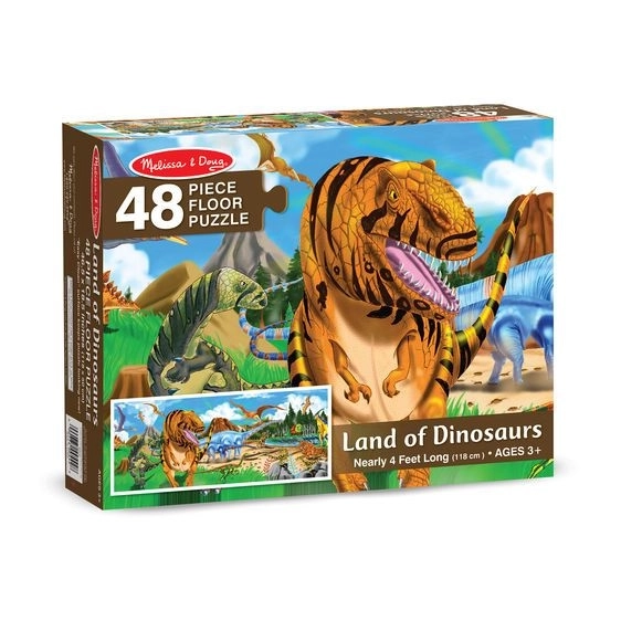 Podlahové puzzle Prehistorický svet 48 dielov