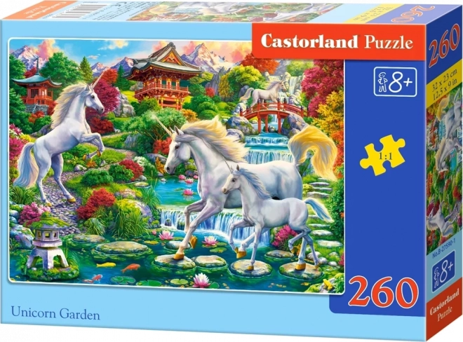 Castorland Puzzle Záhrada Jednorožcov