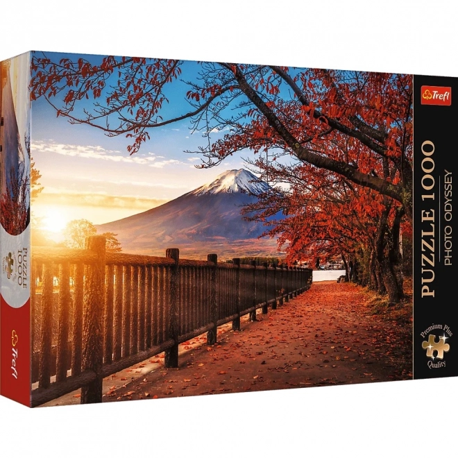 Puzzle Trefl 1000 dielikov - Premium Plus - Foto Odyssea - Hora Fuji, Japonsko