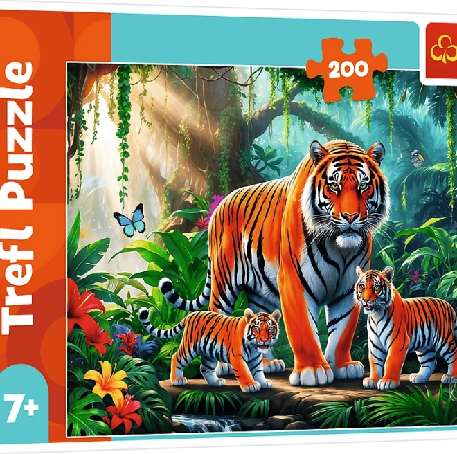 Puzzle Tigrie zvyky 200 dielikov