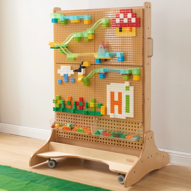 Stavebnica MASTERKIDZ STEM s 563 dielmi a 4 nástavcami na panel