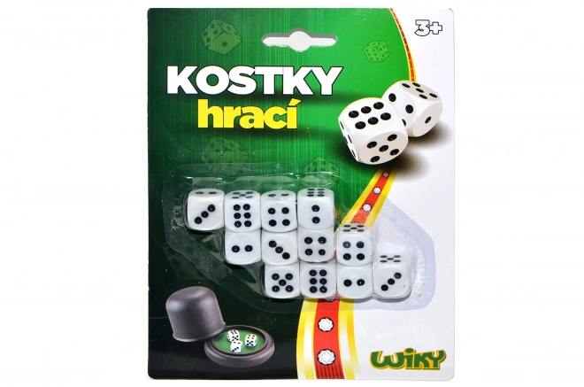 Hracie kocky 1,5 cm 12 ks